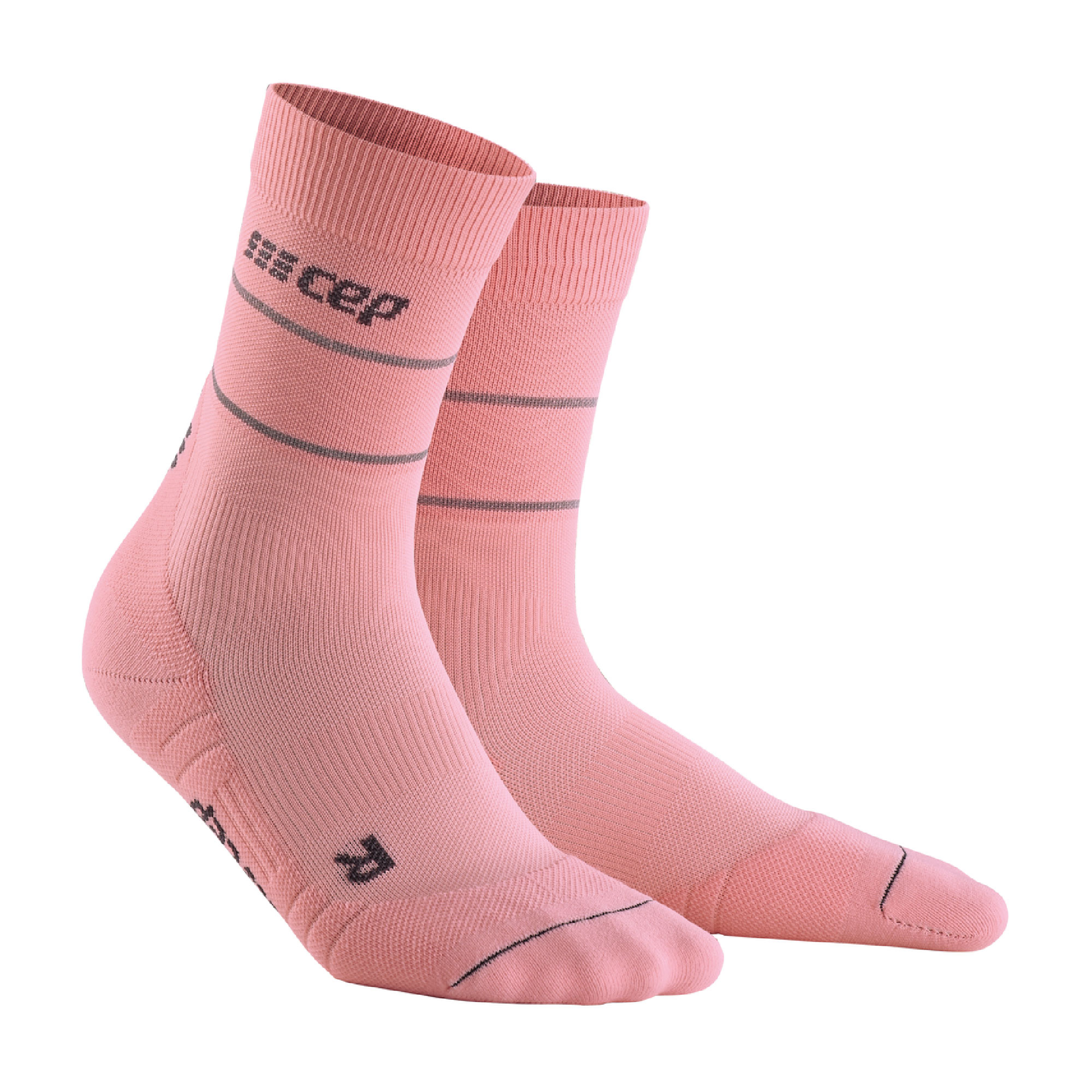 REFLECTIVE MID-CUT SOCKS | WOMEN